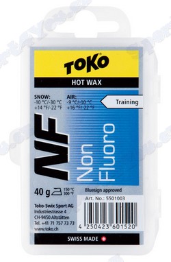 Vosk Toko NF Hot Wax 40 g modr